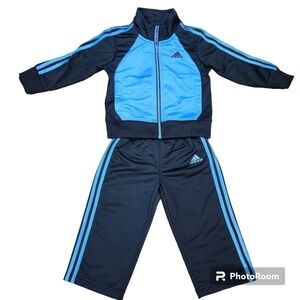 Adidas Toddler Boys 2-pc Track Suit, Size 18M.